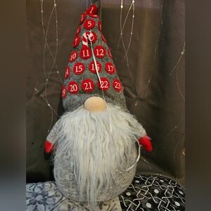 Holiday Countdown Festive Gnome Christmas Decoration